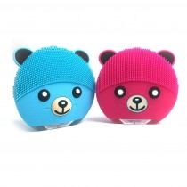 Bear Face Cleansing Brush & Silicone Vibrating Facial Massager