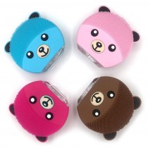 Bear Face Cleansing Brush & Silicone Vibrating Facial Massager