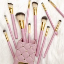 BH COSMETICS Studded Elegance 12 Pcs Brush Set with Holder