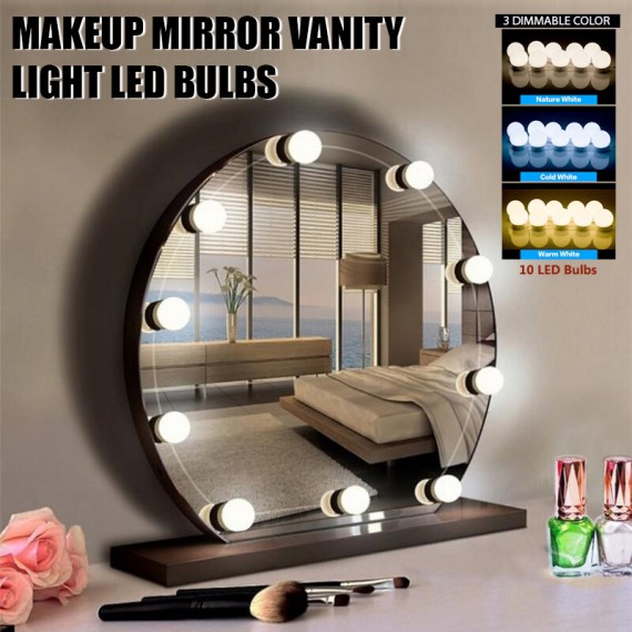 MAKEUP MIRROR VANITY LIGHT LED BULBS