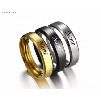 Pack of 2 Customized Engrave Couple Ring