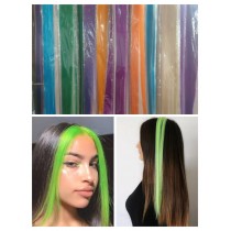 Pack of 2 Neon Fashion Colors Hair Strips