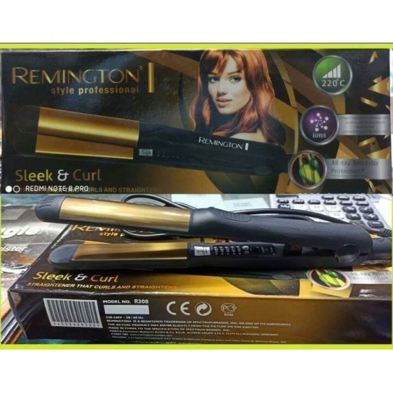 Remington 2 in 1 Straightner Plus Curler