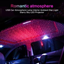 Car Roof Lights Projector USB Auto Decoration