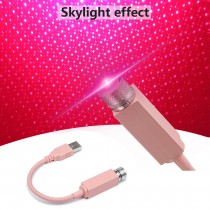 Car Roof Lights Projector USB Auto Decoration