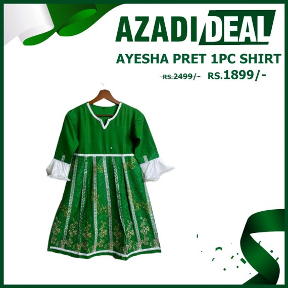 AZADI DEAL AYESHA PRET 1PC SHIRT AD-464