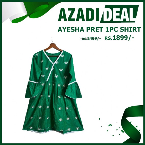 AZADI DEAL AYESHA PRET 1PC SHIRT AD-465