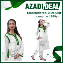 Azadi Deal Embroidered 2Pcs Suit AD-494