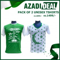 AZADI DEAL PACK OF 2 UNISEX TSHIRTS AD-489