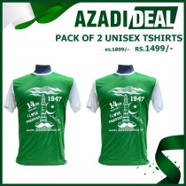 AZADI DEAL PACK OF 2 UNISEX TSHIRTS AD-490