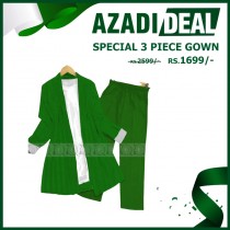 Azadi Deal Special 3 Piece Gown