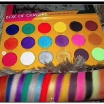 Box of crayons 18 colors eyeshadows