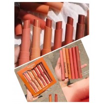 Set of 6 Heng feng Nude Twist Lipsticks Box