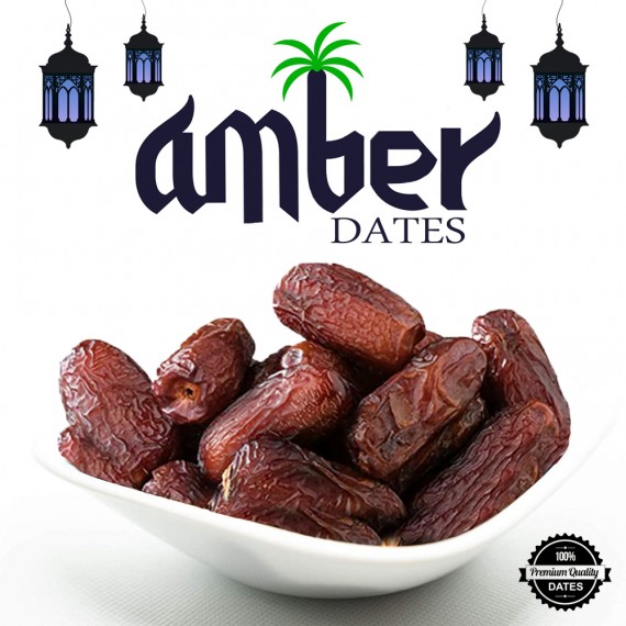 AMBER DATES PREMIUM QUALITY - 500 grams