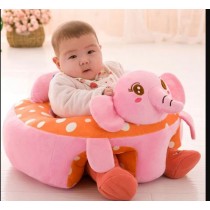 Baby Pink Soft Elephant Sofa Seat 