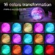 Rechargeable Moon Light 16 Colors Lamp with Wooden Stand