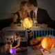 Rechargeable Moon Light 16 Colors Lamp with Wooden Stand