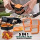 5 in 1 Vegetable Fruit Slicer Presser