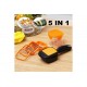 5 In 1 Multi Cutter Quick Food Fruit Vegetable Cutter Slicer RB-754