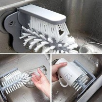 Dual glass scrub brush RB-643