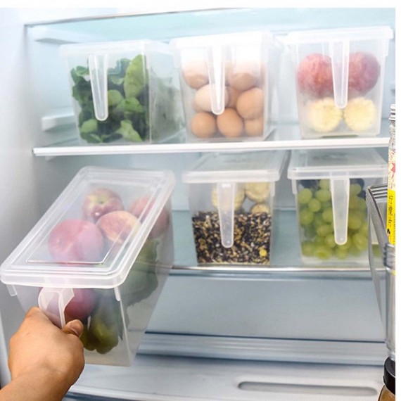 Kitchen Fridge Plastic Storage Box Food Containers