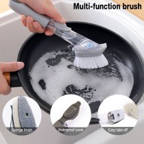 Multi-Functional Soap Dispensing Dish Brush