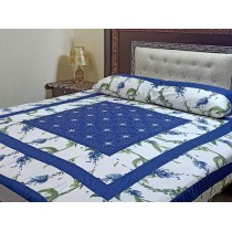 New Embroidered 3pc Bedsheets RB-729