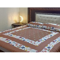 New Embroidered 3pc Bedsheets RB-731