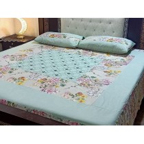 New Embroidered 3pc Bedsheets RB-734