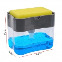 Plastic Sponge Box With Soap Dispensers RB-121