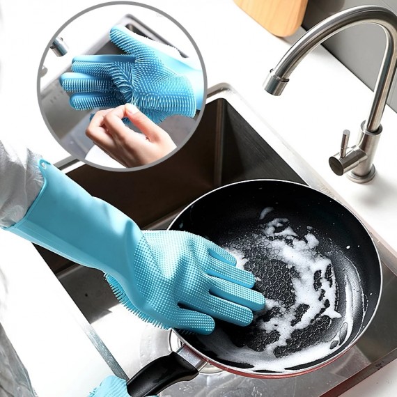 Silicon Dish Washing Gloves