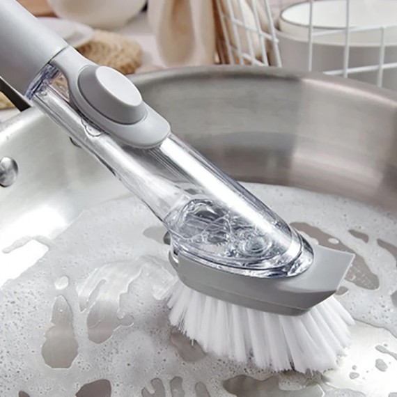 SOAP DISPENSING KITCHEN CLEANING BRUSH