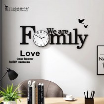 Wooden Wall Clock with Black Needle SO-7567