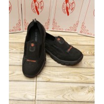 Black Stylish Design Slip-On Shoes