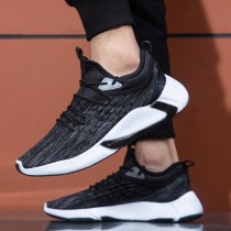 Bounced Men Black Running Shoes