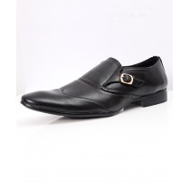 Black Side Buckle Stylish Design Formal Shoes