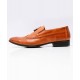 Camel Brown Tassels Design Formal Shoes