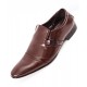 Choco Brown Side Buckle Stylish Formal Shoes