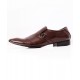 Choco Brown Side Buckle Stylish Formal Shoes