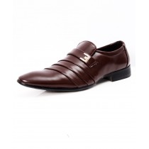 Choco Brown Stylish Design Formal Shoes