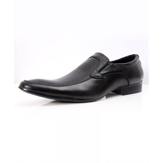 Plain Black Stylish Design Formal Shoes LW-7072