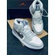 Nike Air Jordan White with Grey Shoe