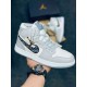 Nike Air Jordan White with Grey Shoe