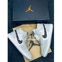 Nike Air Jordan White with Grey Shoe