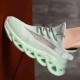 Off White Luxury Casual Green Shoes