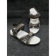 Brown Two-Strap Design Casual Sandal