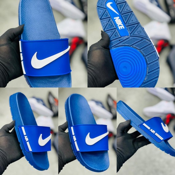 Nike Mens Blue Slides