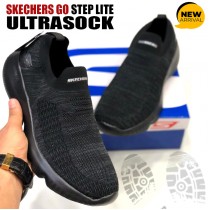 Original Skechers Go Step Lite Ultrasock Black Shoes