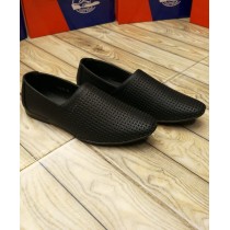 Black Breathable Slip On Stylish Loafers