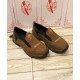 Brown Stylish Design Slip-On Shoes